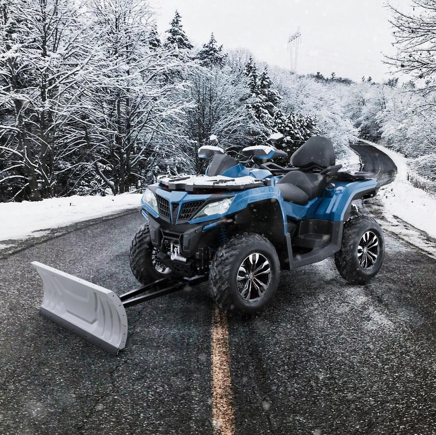 Snow Plow Blade Universal Kit Adjustable 48" For Honda Kawasaki Polaris ATV