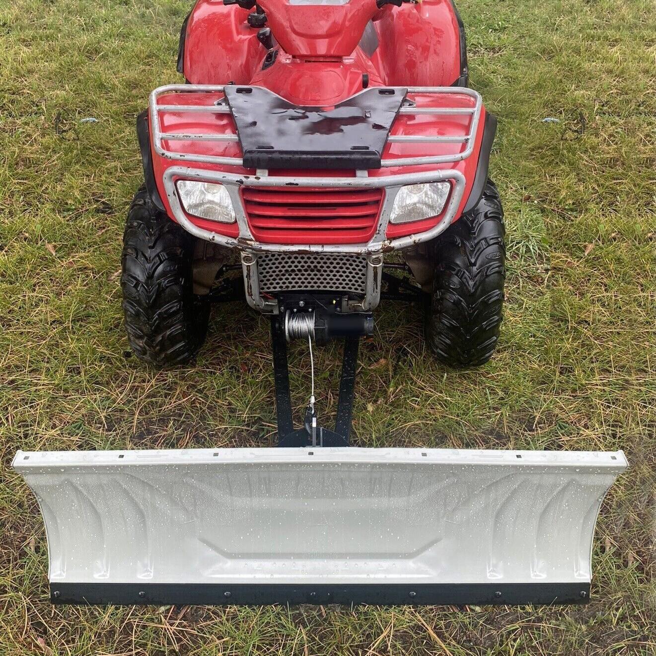 Snow Plow Blade Universal Kit Adjustable 48" For Honda Kawasaki Polaris ATV