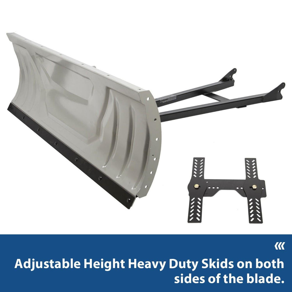 Snow Plow Blade Universal Kit Adjustable 48" For Honda Kawasaki Polaris ATV