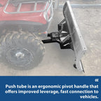 Snow Plow Blade Universal Kit Adjustable 48" For Honda Kawasaki Polaris ATV