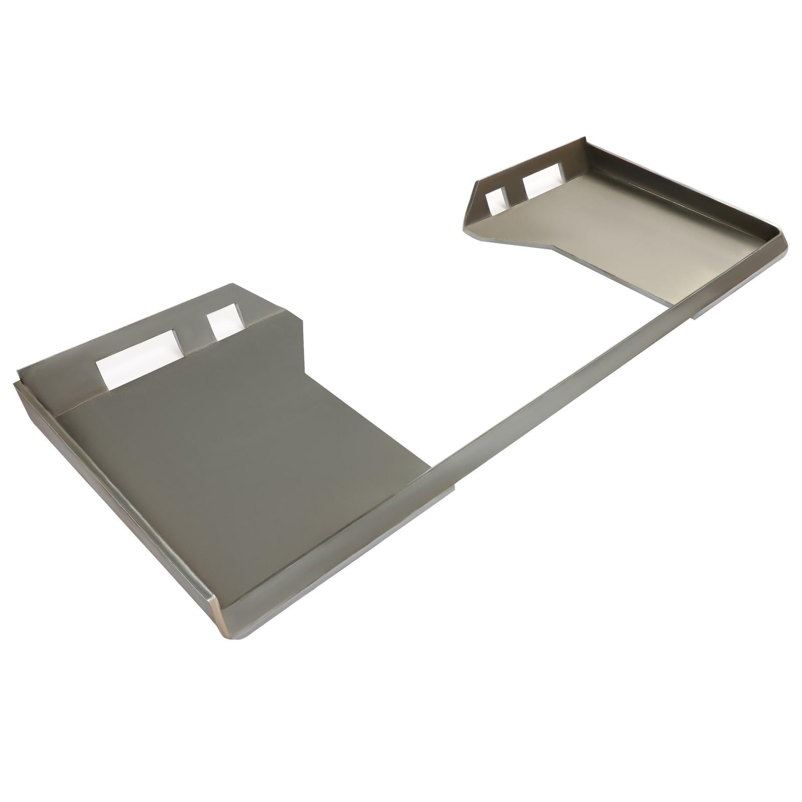 Quick Tach Attachment 3/8" Cut-Out Mount Plate For Kubota Bobcat Skid Steer