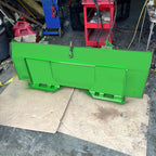 Quick Tach Attachment 3/8" Cut-Out Mount Plate For Kubota Bobcat Skid Steer