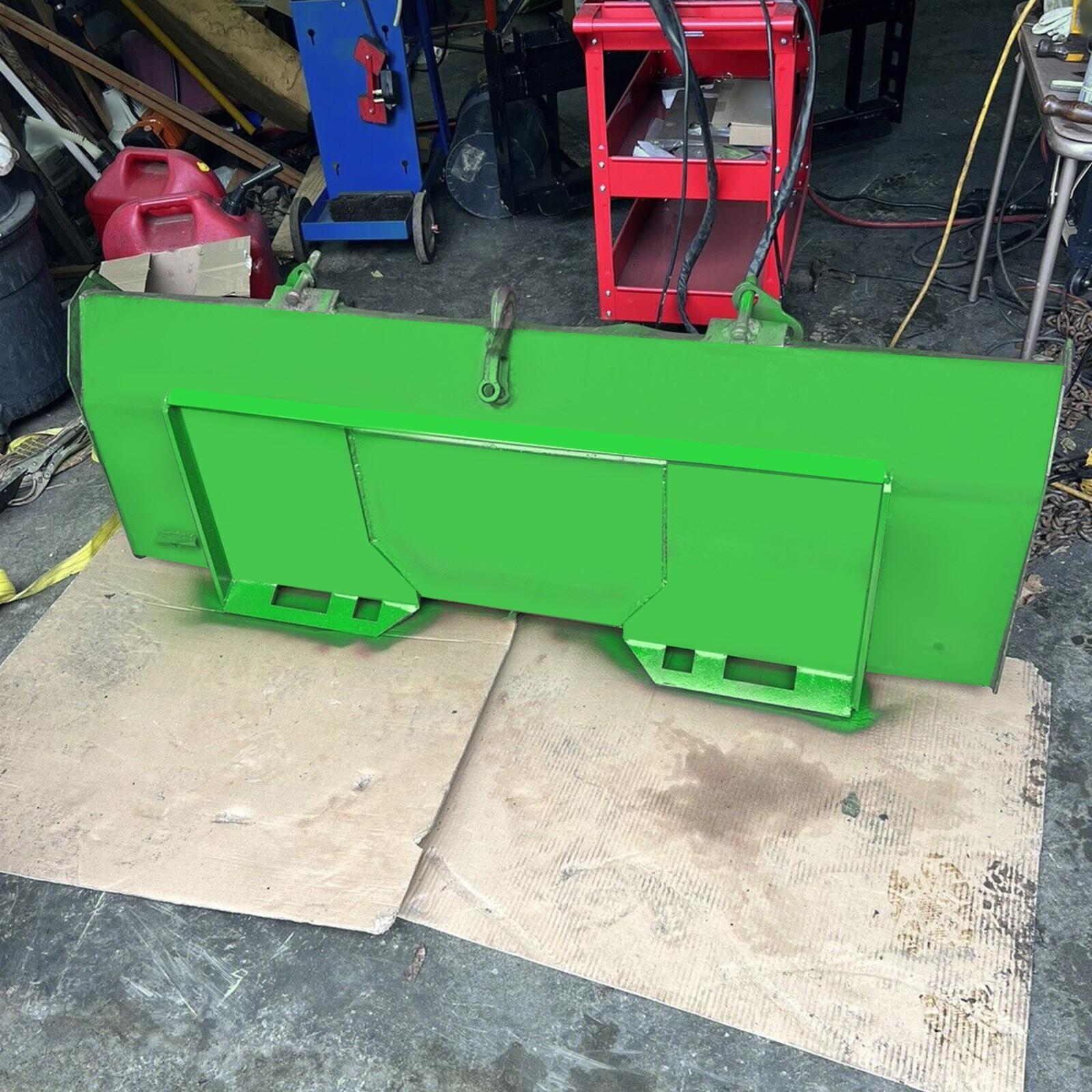 Quick Tach Attachment 3/8" Cut-Out Mount Plate For Kubota Bobcat Skid Steer