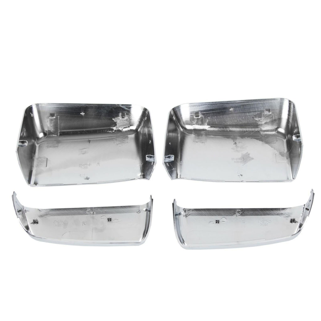 For 2014-2019 Chevy Silverado GMC Sierra Chrome Tow Mirror Cap Cover Assemblies