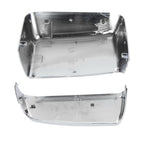 For 2014-2019 Chevy Silverado GMC Sierra Chrome Tow Mirror Cap Cover Assemblies