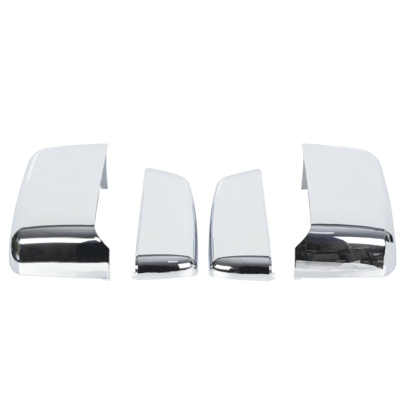 For 2014-2019 Chevy Silverado GMC Sierra Chrome Tow Mirror Cap Cover Assemblies