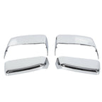 For 2014-2019 Chevy Silverado GMC Sierra Chrome Tow Mirror Cap Cover Assemblies