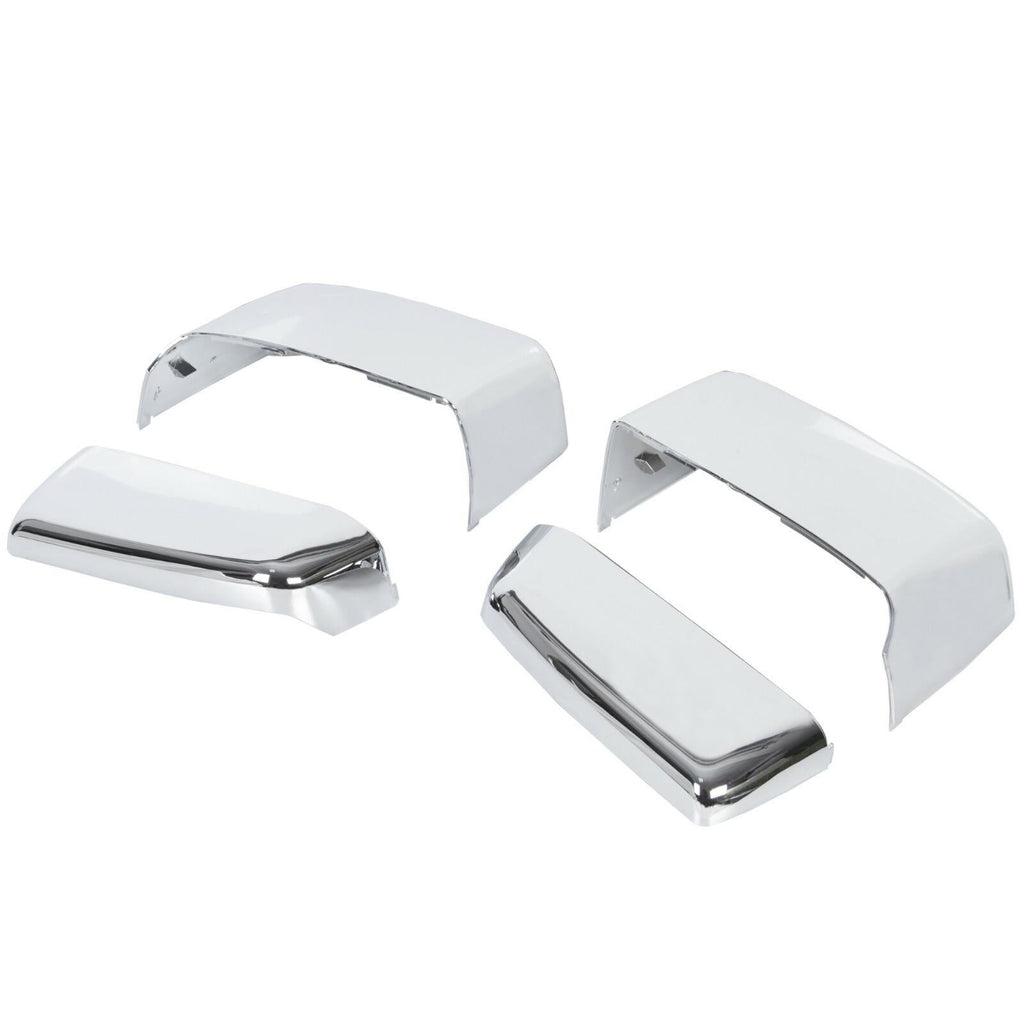 For 2014-2019 Chevy Silverado GMC Sierra Chrome Tow Mirror Cap Cover Assemblies