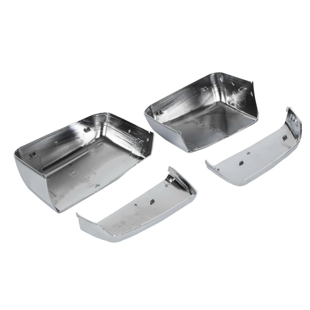 For 2014-2019 Chevy Silverado GMC Sierra Chrome Tow Mirror Cap Cover Assemblies