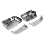 For 2014-2019 Chevy Silverado GMC Sierra Chrome Tow Mirror Cap Cover Assemblies