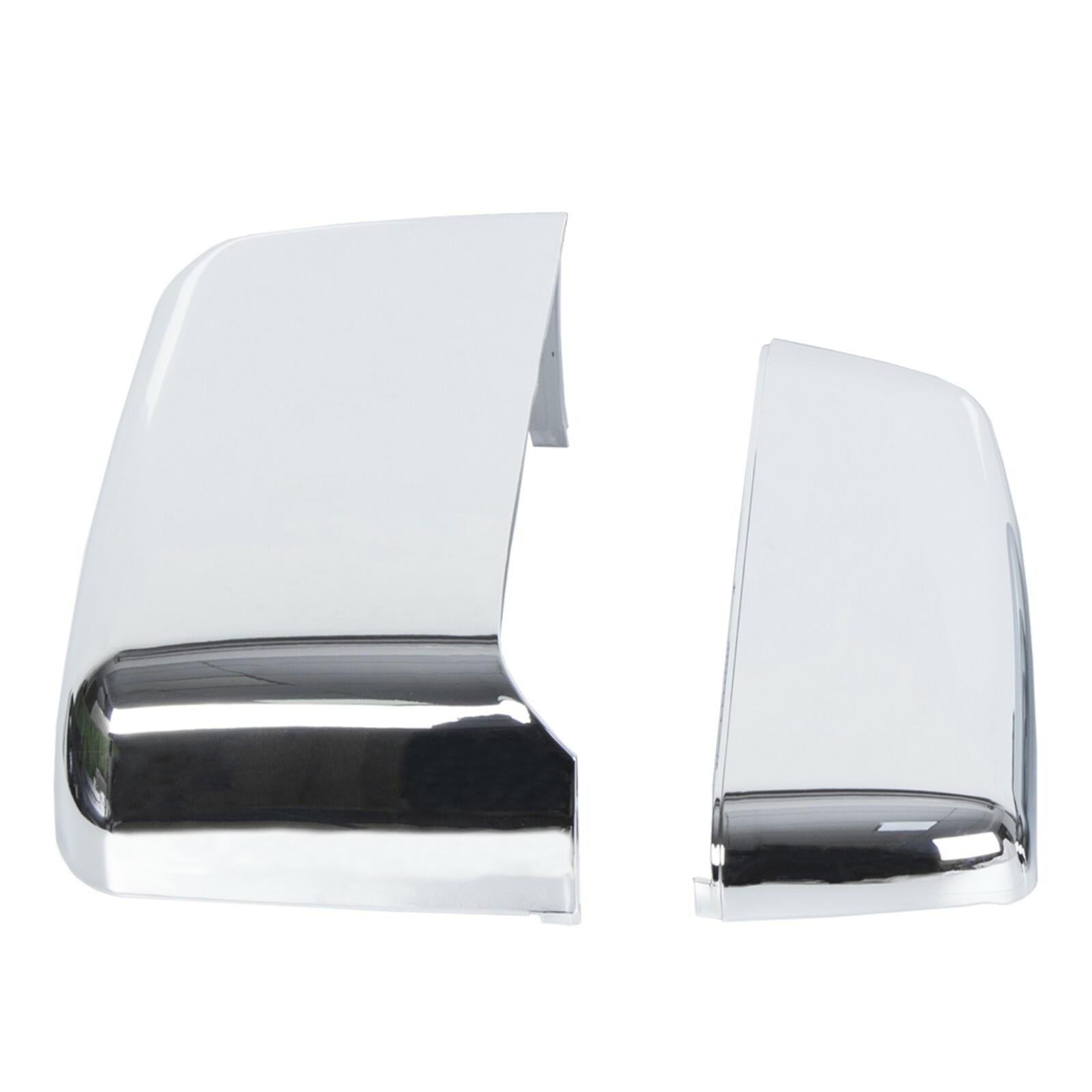 For 2014-2019 Chevy Silverado GMC Sierra Chrome Tow Mirror Cap Cover Assemblies