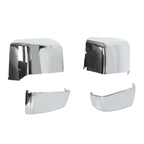 For 2014-2019 Chevy Silverado GMC Sierra Chrome Tow Mirror Cap Cover Assemblies