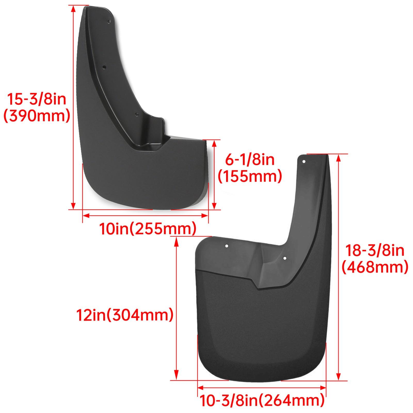 For 2009-2018 Dodge Ram 1500 2500 3500 Mud Flaps Guards Splash Flares Front Rear