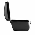Black Hard Saddle Bags Trunk Luggage Motorcycle For Harley Softail Yamaha XV SR