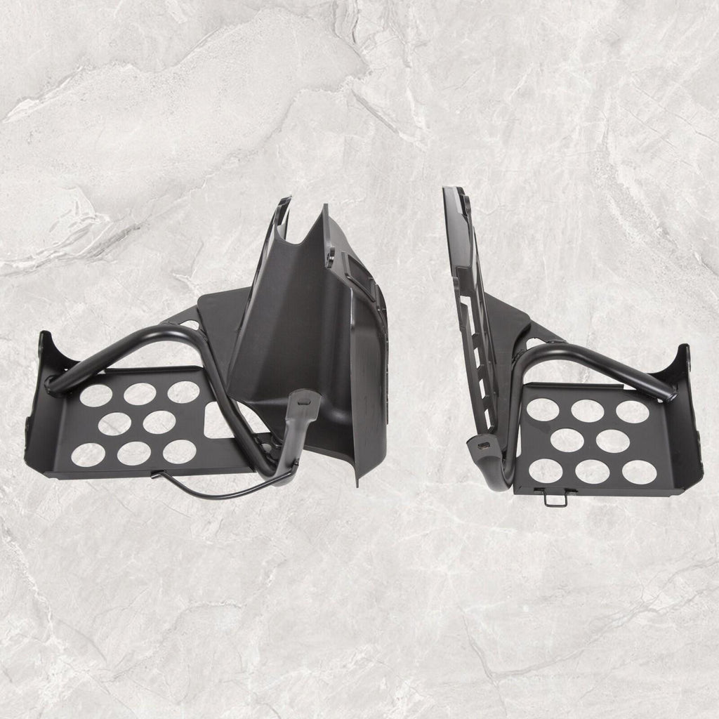 Heel Guards Footrest For Yamaha Banshee YFZ350 Left + Right Nerf Bars 1987-2006