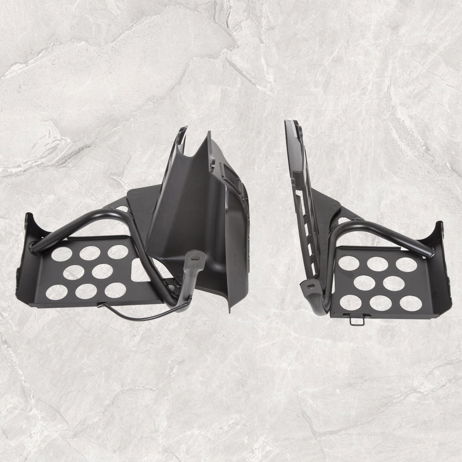 Heel Guards Footrest For Yamaha Banshee YFZ350 Left + Right Nerf Bars 1987-2006