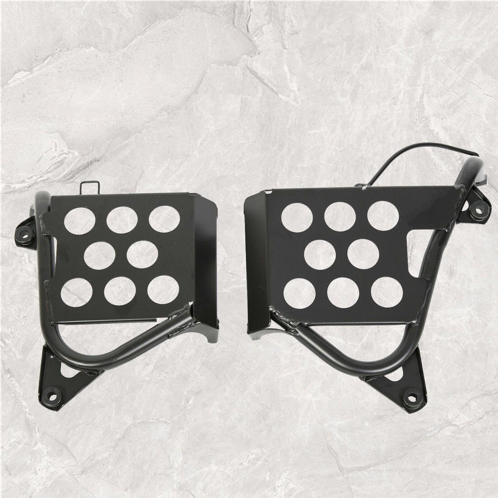 Heel Guards Footrest For Yamaha Banshee YFZ350 Left + Right Nerf Bars 1987-2006
