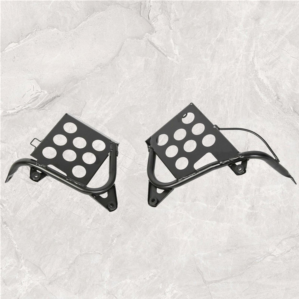 Heel Guards Footrest For Yamaha Banshee YFZ350 Left + Right Nerf Bars 1987-2006