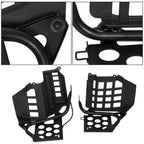 Heel Guards Footrest For Yamaha Banshee YFZ350 Left + Right Nerf Bars 1987-2006