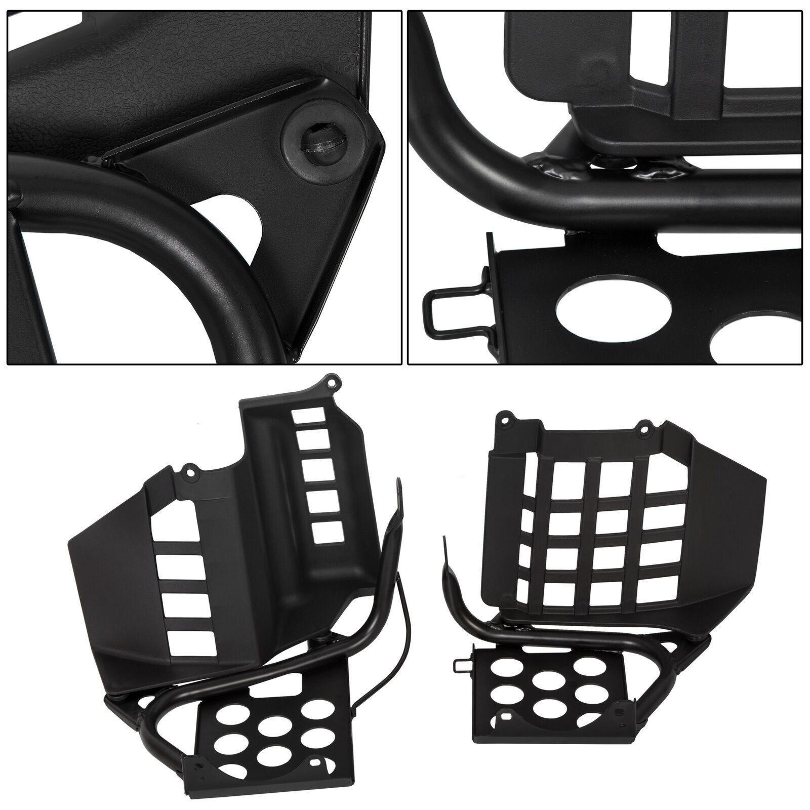 Heel Guards Footrest For Yamaha Banshee YFZ350 Left + Right Nerf Bars 1987-2006