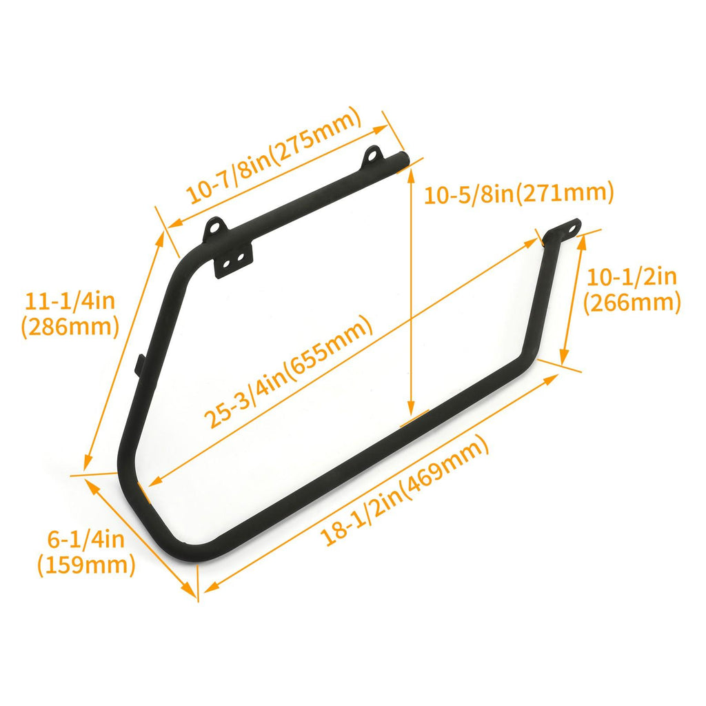 Hard Saddlebag Conversion Brackets mount Kit For Harley Davidson Sportster 04-14