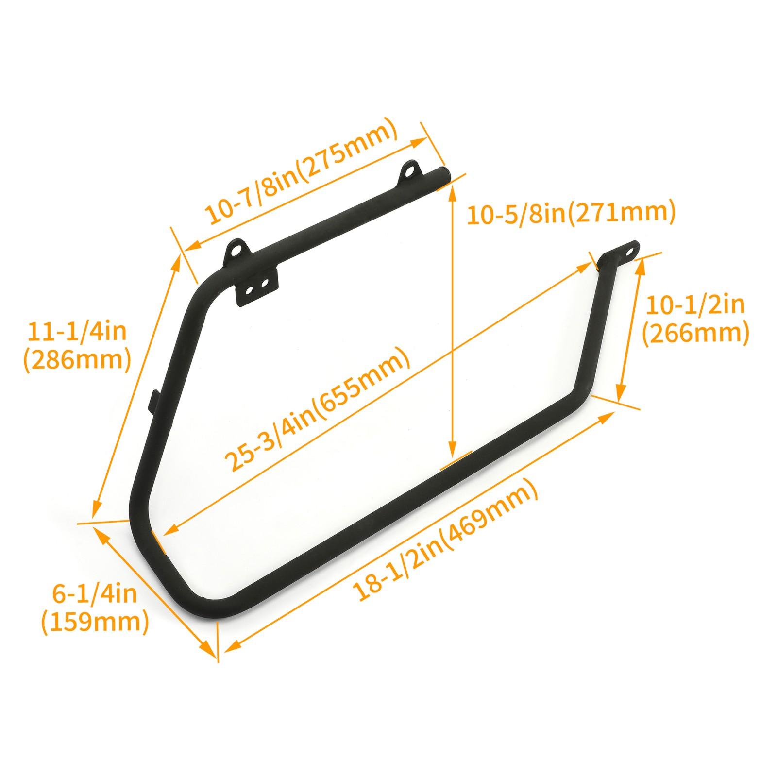 Hard Saddlebag Conversion Brackets mount Kit For Harley Davidson Sportster 04-14