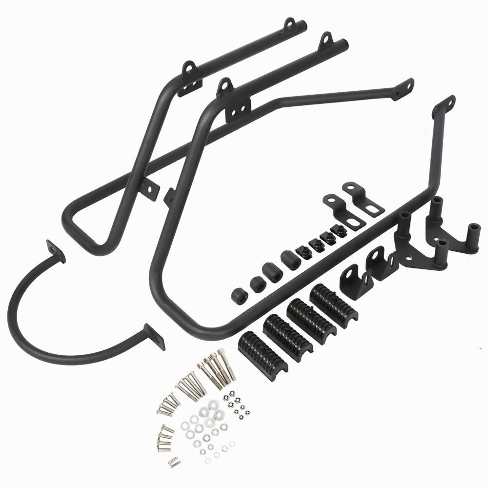 Hard Saddlebag Conversion Brackets mount Kit For Harley Davidson Sportster 04-14