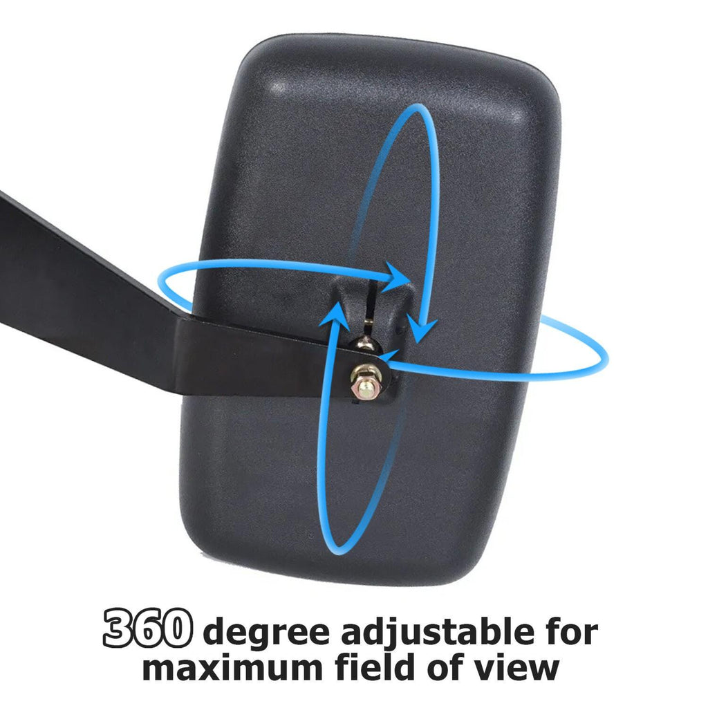 Left & Right Rearview Value Mirrors For JOHN DEERE 5000 & 6000 Series #DM2455000