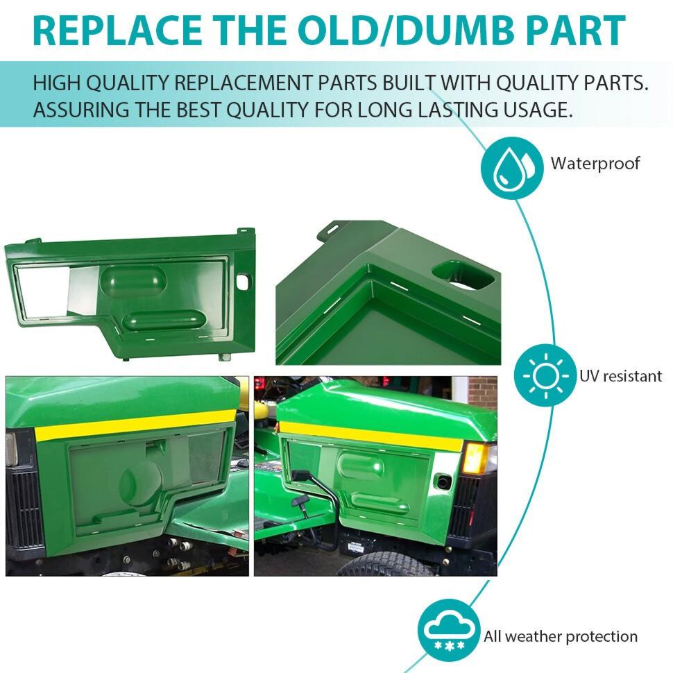 LH & RH Pair Side Panels KIT For #AM128983 #AM128982 For John Deere 455 Low S/N