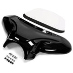 For Harley Kawasaki Honda Motorcycle Universal Front Fairing Batwing Windshield