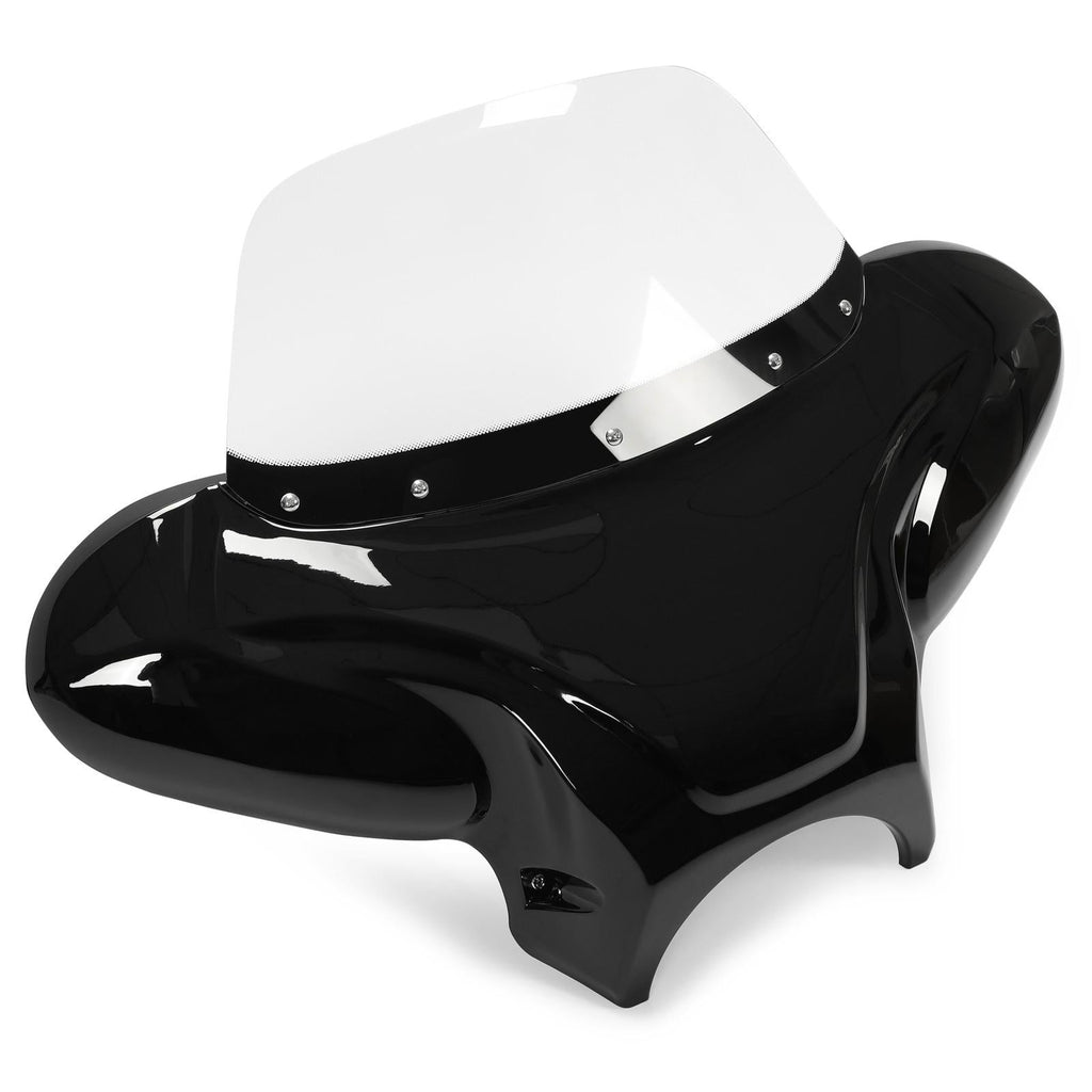 For Harley Kawasaki Honda Motorcycle Universal Front Fairing Batwing Windshield
