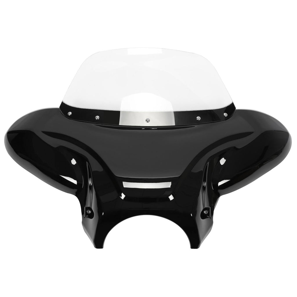 For Harley Kawasaki Honda Motorcycle Universal Front Fairing Batwing Windshield