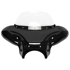 For Harley Kawasaki Honda Motorcycle Universal Front Fairing Batwing Windshield
