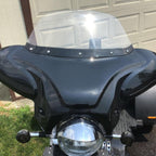 For Harley Kawasaki Honda Motorcycle Universal Front Fairing Batwing Windshield