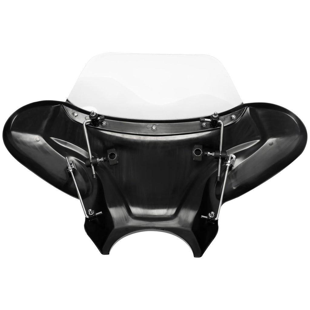 For Harley Kawasaki Honda Motorcycle Universal Front Fairing Batwing Windshield