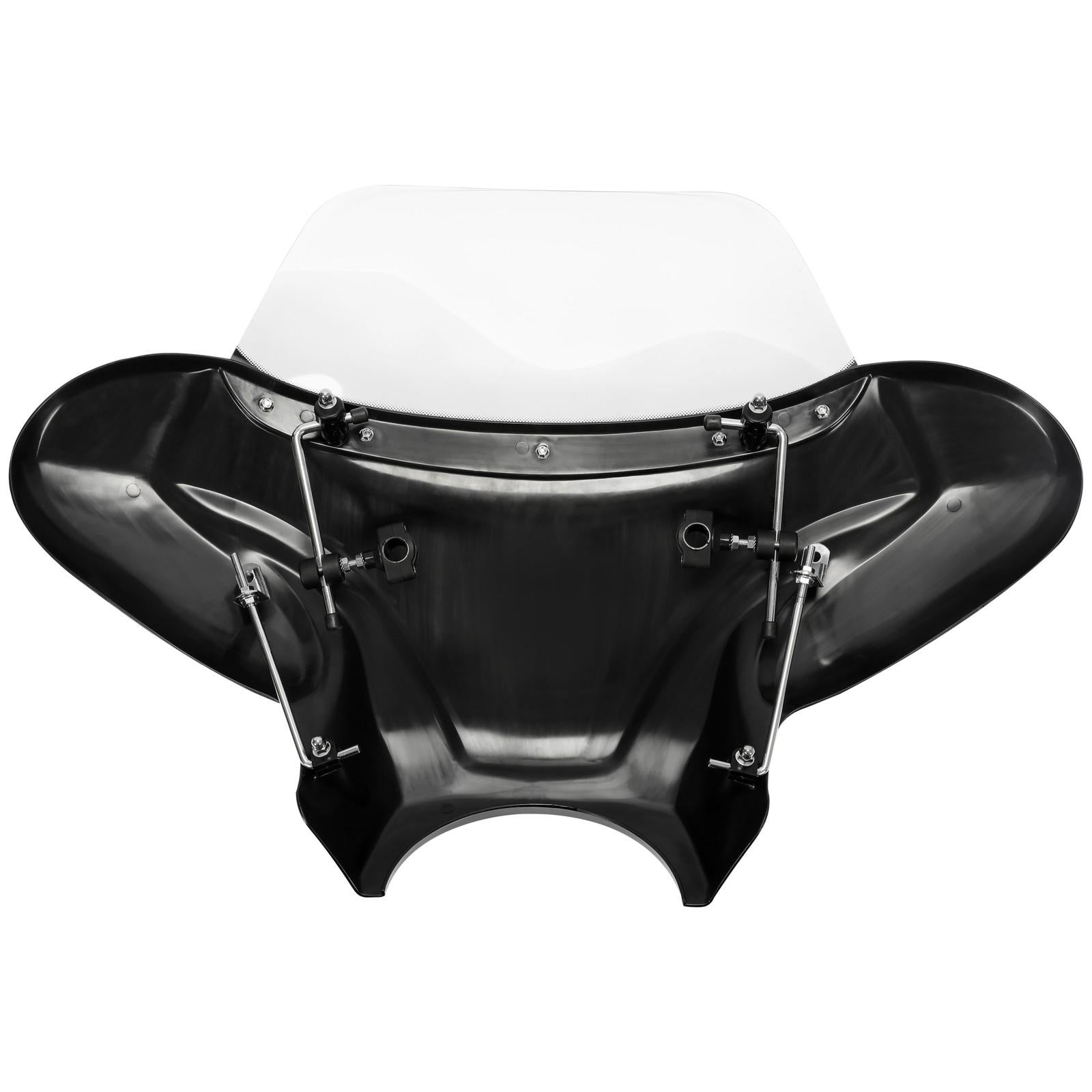 For Harley Kawasaki Honda Motorcycle Universal Front Fairing Batwing Windshield