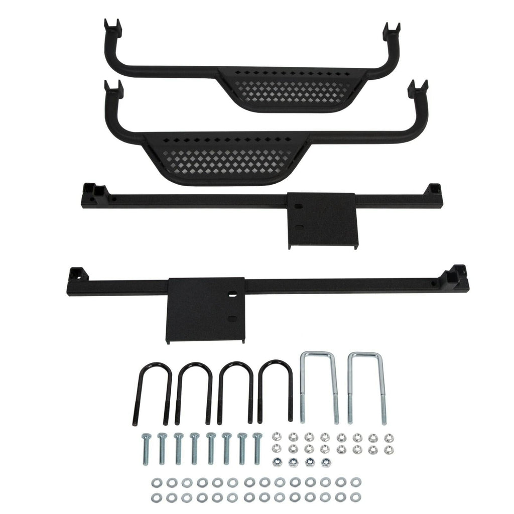 Pair Heavy Duty Steel Nerf Bars / Running Boards For Club Car DS 1982-UP