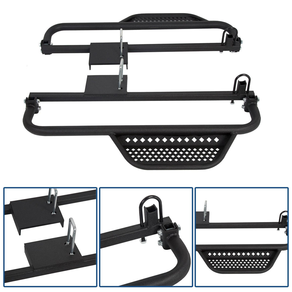 Pair Heavy Duty Steel Nerf Bars / Running Boards For Club Car DS 1982-UP