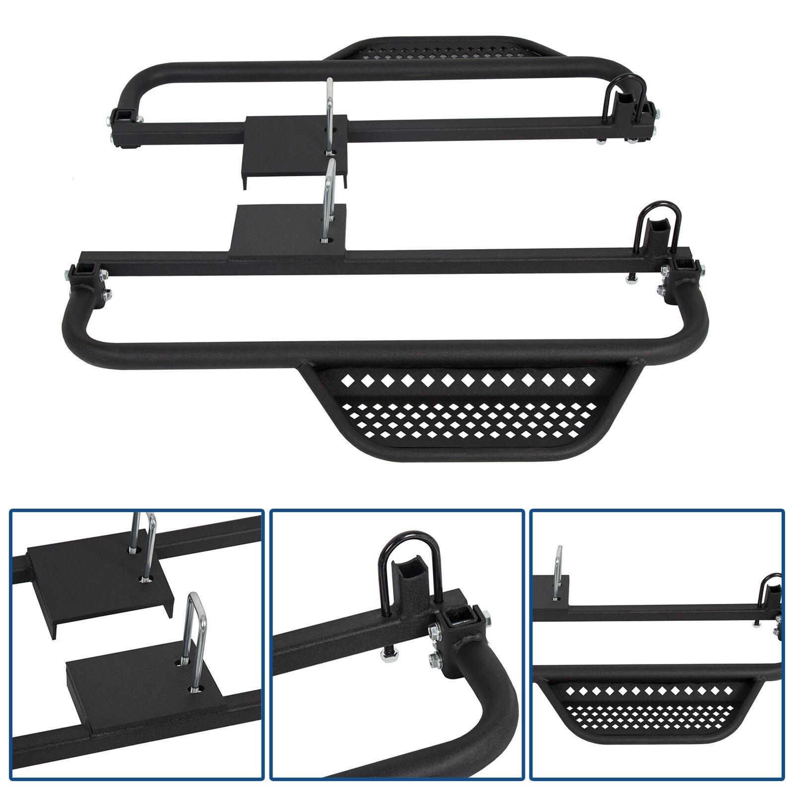 Pair Heavy Duty Steel Nerf Bars / Running Boards For Club Car DS 1982-UP