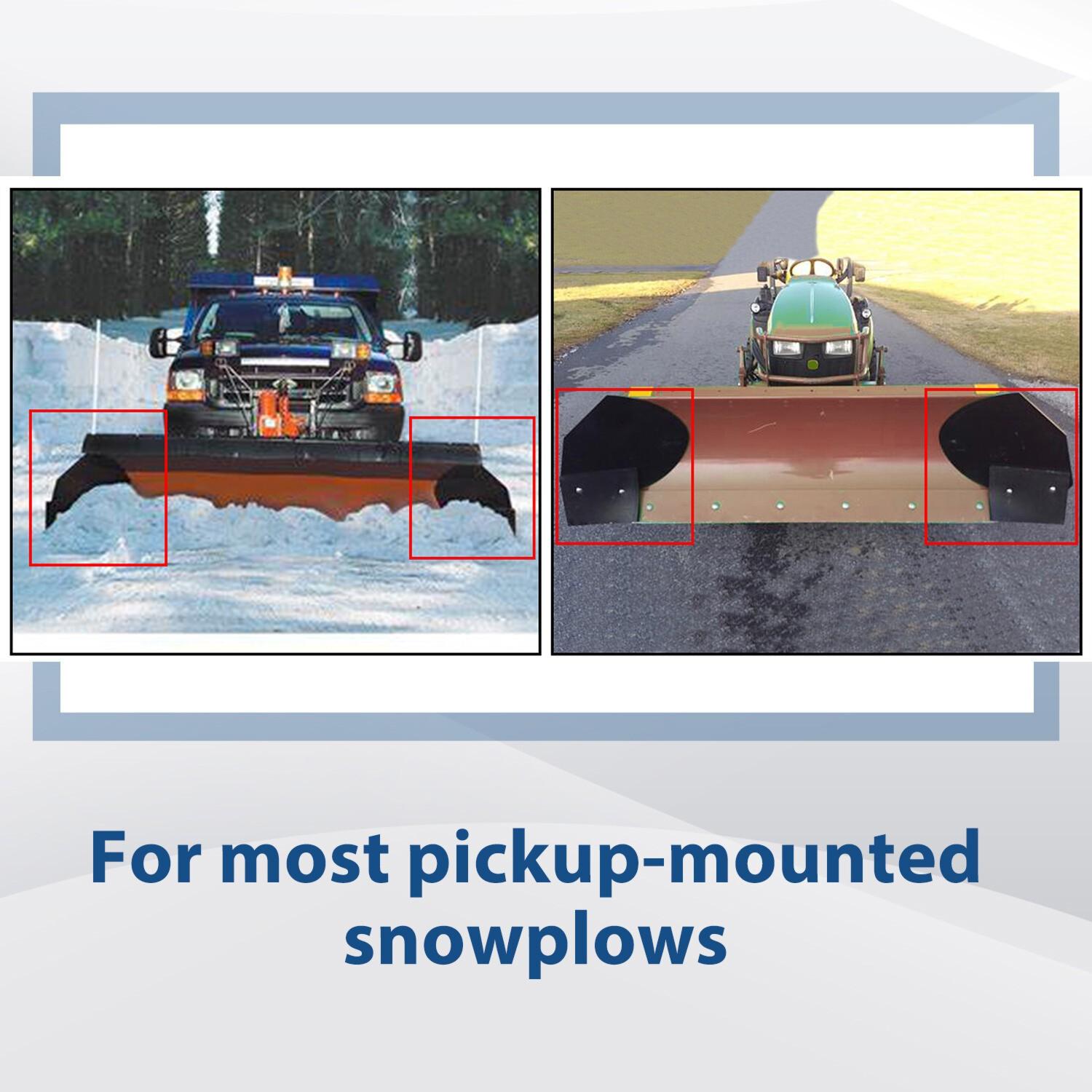 Heavy Duty Snow Plow Pro-Wing Blade Extenders Extensions For PW22 Meyer Western