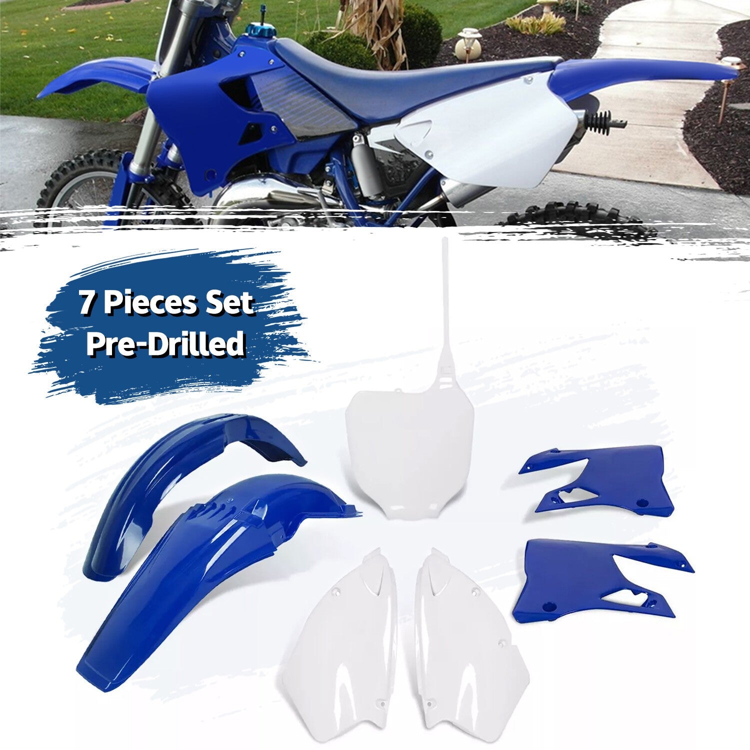 Plastic Fairing Body Kit For Yamaha YZ125 YZ250 1996 1997 1998 1999 2000 2001