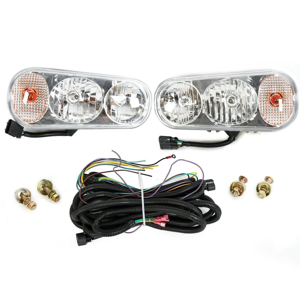 Universal Snow Plow Light Headlight Kit Halogen For Boss Western Meyer Blizzard
