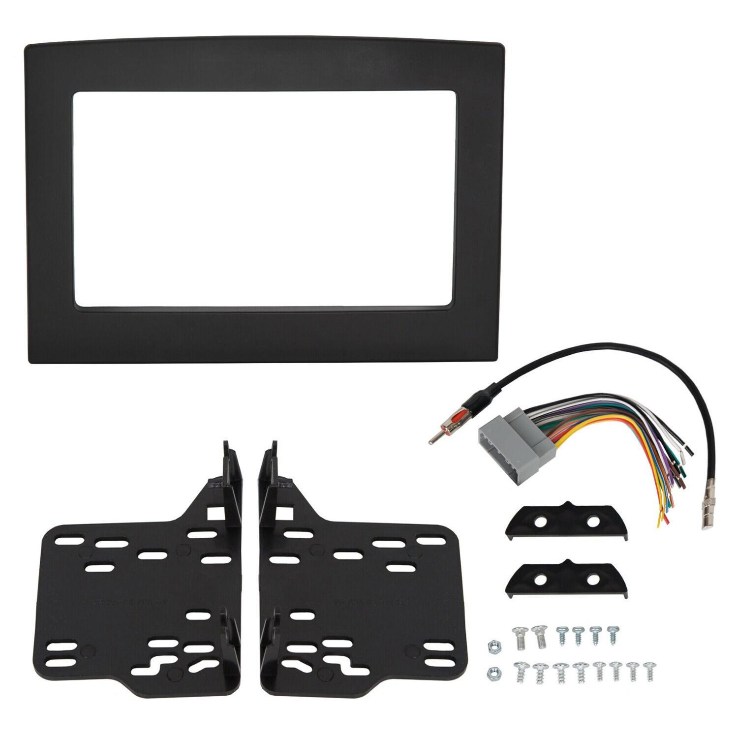 Radio Double Din Install Dash Stereo Kit For Dodge Ram 1500 2500 06 07 08 09 10