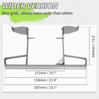 Rear Aluminum Wide Grab Bar Bumper For Yamaha 2006-2024 Raptor 700 700R YFM700