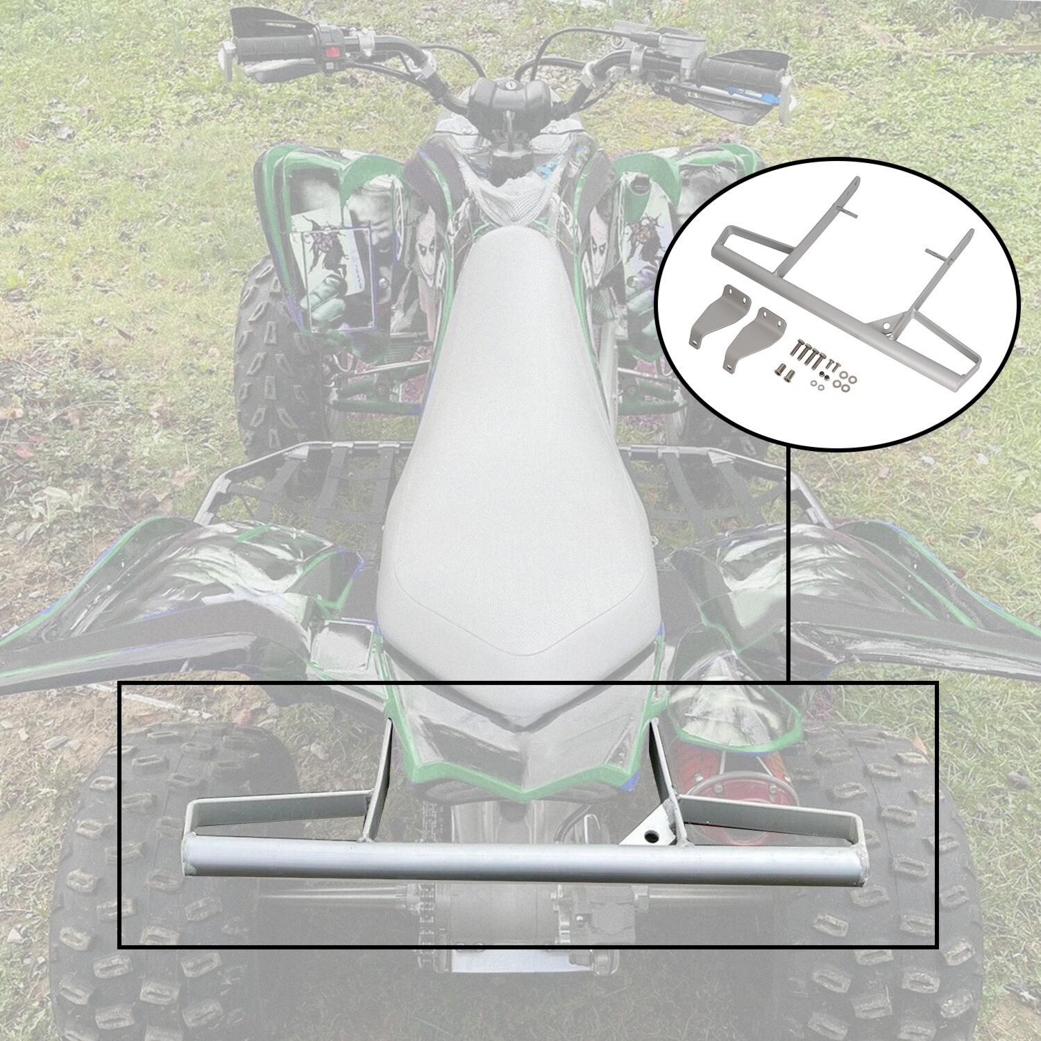 Rear Aluminum Wide Grab Bar Bumper For Yamaha 2006-2024 Raptor 700 700R YFM700