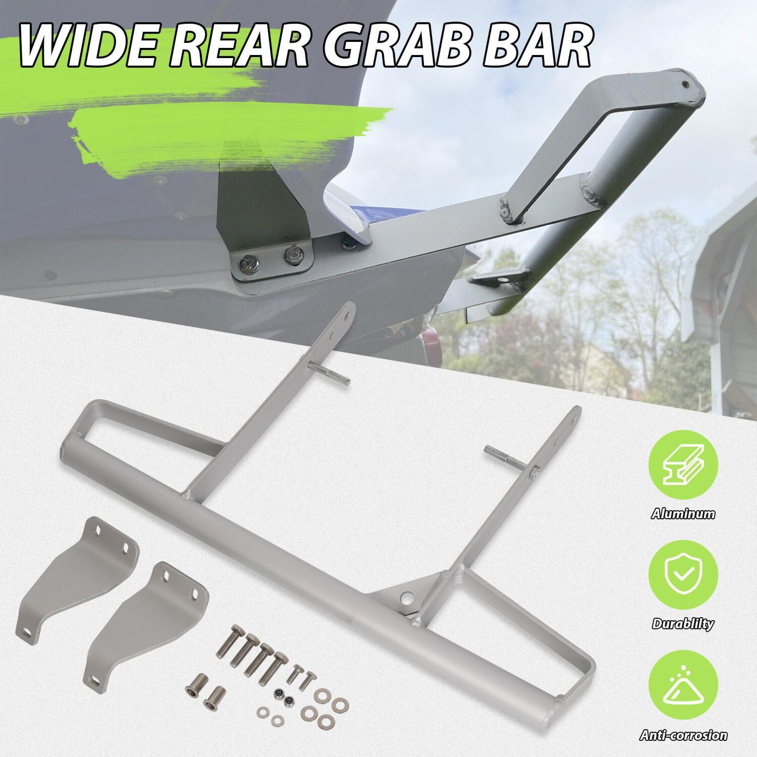 Rear Aluminum Wide Grab Bar Bumper For Yamaha 2006-2024 Raptor 700 700R YFM700