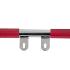 For YAMAHA  WARRIOR 350 YFM350X 1987-2004 Red Nerf Bars w/ Nets Aluminum