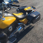 4" Stretched Hard SaddleBags 5x7 Speaker Lids For Harley Street Road Glide 2014+