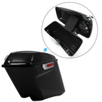 4" Stretched Hard SaddleBags 5x7 Speaker Lids For Harley Street Road Glide 2014+