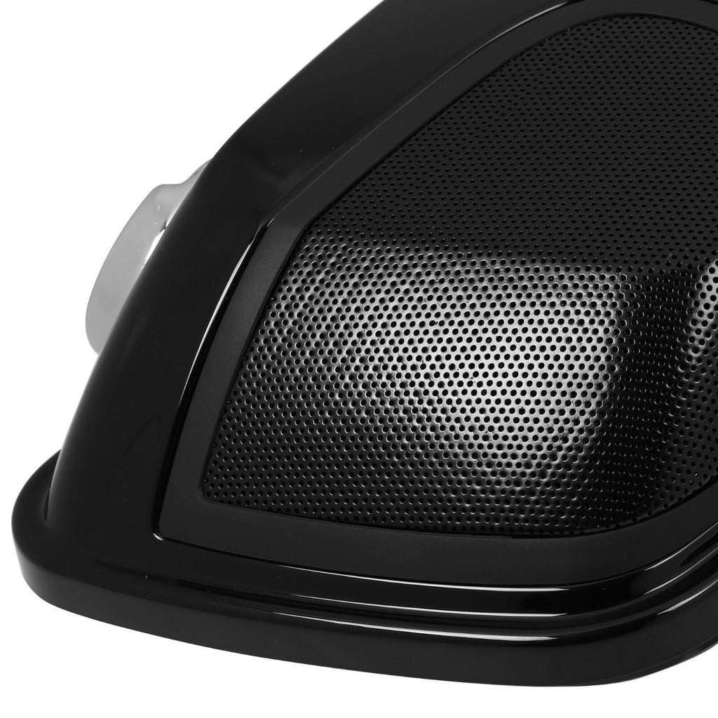 4" Stretched Hard SaddleBags 5x7 Speaker Lids For Harley Street Road Glide 2014+